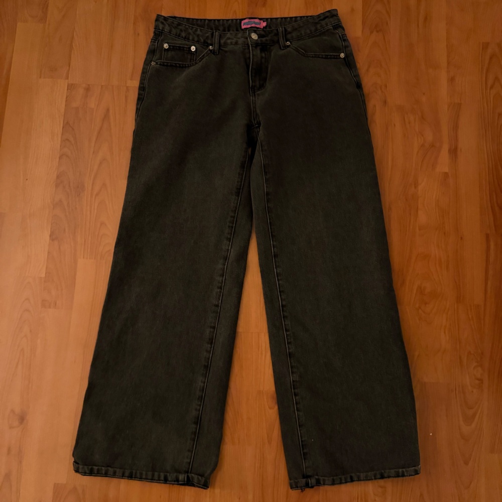 Medium Edikted black baggy jeans